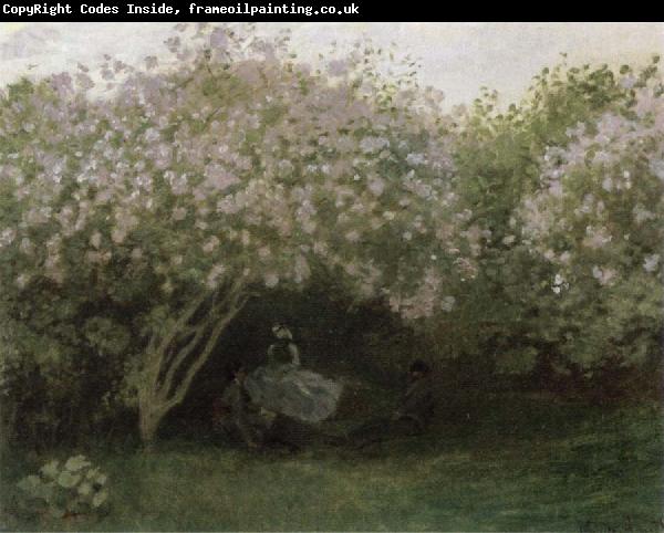 Claude Monet Lilacs,Gray Weather